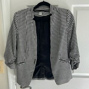 Blazer black and white